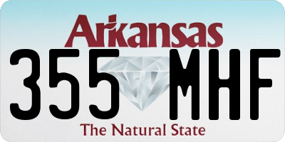 AR license plate 355MHF