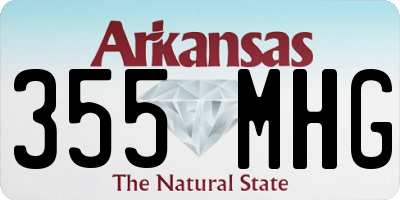 AR license plate 355MHG
