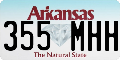 AR license plate 355MHH