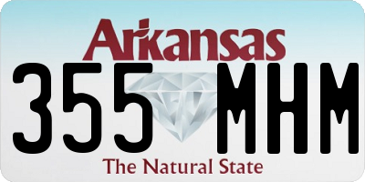 AR license plate 355MHM