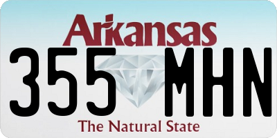 AR license plate 355MHN