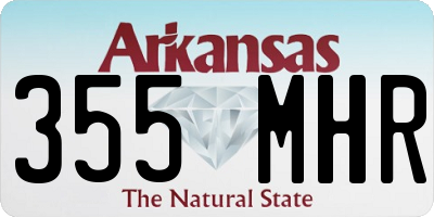 AR license plate 355MHR