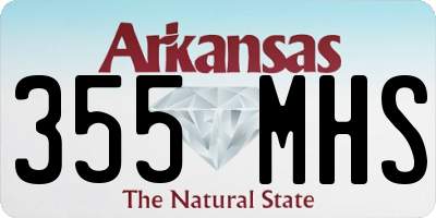 AR license plate 355MHS