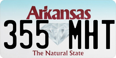 AR license plate 355MHT