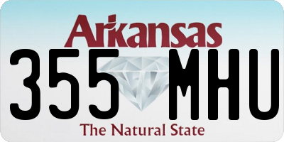 AR license plate 355MHU
