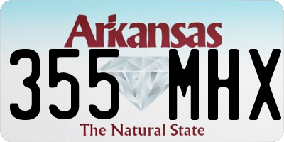 AR license plate 355MHX