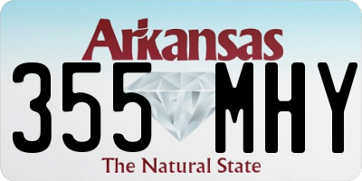 AR license plate 355MHY