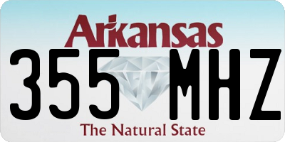AR license plate 355MHZ