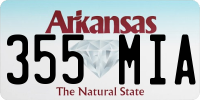 AR license plate 355MIA