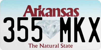 AR license plate 355MKX