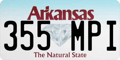 AR license plate 355MPI