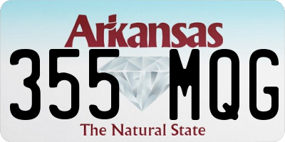 AR license plate 355MQG