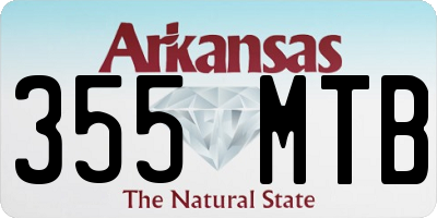 AR license plate 355MTB