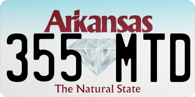 AR license plate 355MTD