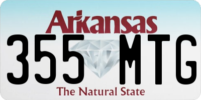 AR license plate 355MTG