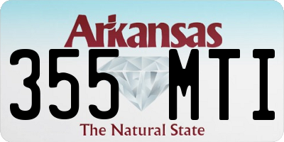 AR license plate 355MTI