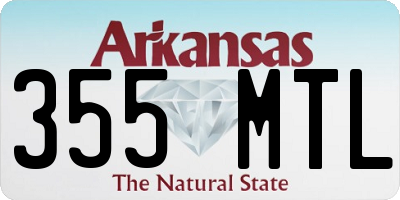 AR license plate 355MTL