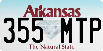 AR license plate 355MTP