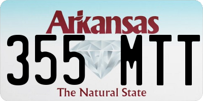 AR license plate 355MTT