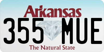 AR license plate 355MUE