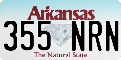 AR license plate 355NRN