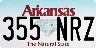 AR license plate 355NRZ