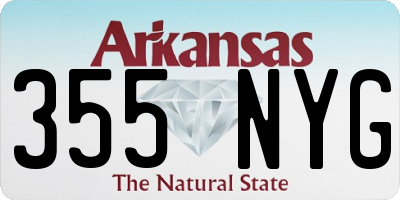 AR license plate 355NYG
