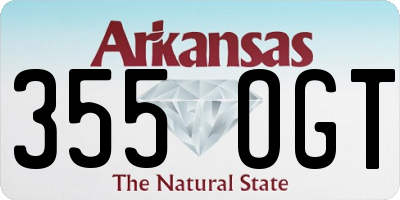 AR license plate 355OGT