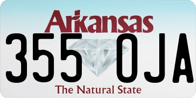 AR license plate 355OJA