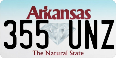 AR license plate 355UNZ