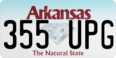 AR license plate 355UPG