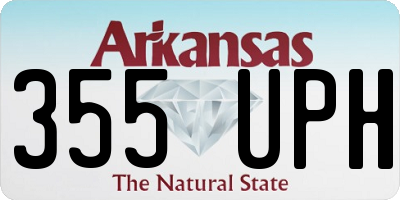 AR license plate 355UPH