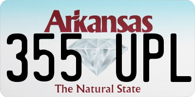 AR license plate 355UPL