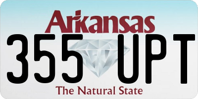 AR license plate 355UPT