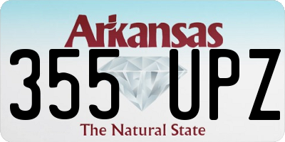 AR license plate 355UPZ