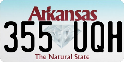 AR license plate 355UQH