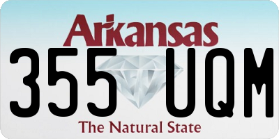 AR license plate 355UQM