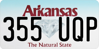 AR license plate 355UQP