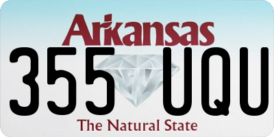 AR license plate 355UQU