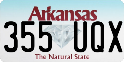 AR license plate 355UQX