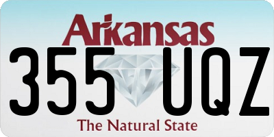 AR license plate 355UQZ