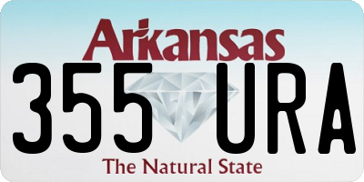 AR license plate 355URA