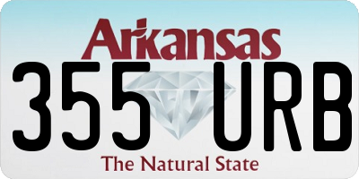 AR license plate 355URB