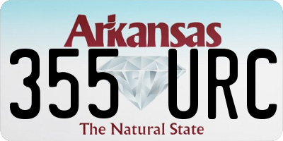 AR license plate 355URC