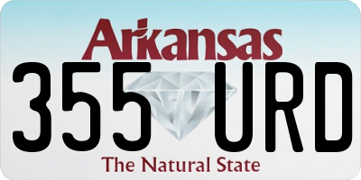 AR license plate 355URD
