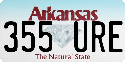 AR license plate 355URE