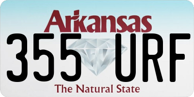 AR license plate 355URF