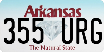 AR license plate 355URG
