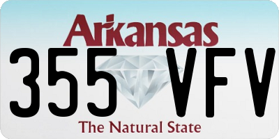 AR license plate 355VFV