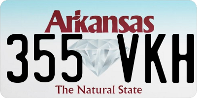 AR license plate 355VKH